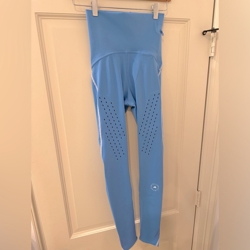 NWOT adidas by Stella McCartney high waist leggings blue - Picture 2 of 14